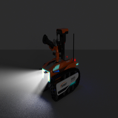 Explosion-Proof Fire-Fighting Reconnaissance  360° Detection Robot