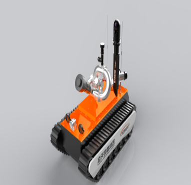 Firefighting fire-extinguishing robot