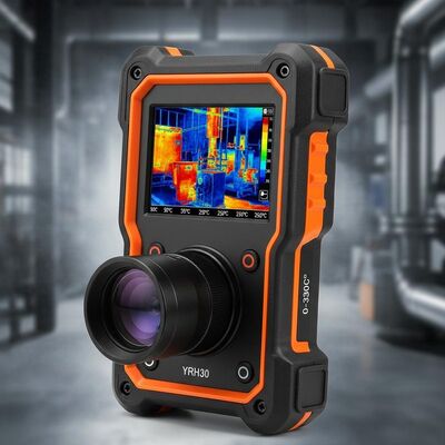Infrared Thermal Imager YRH30 with 7 inch color TFT display, weather-resistant and shockproof design, and 0-300ºC temperature range for precise thermal imaging