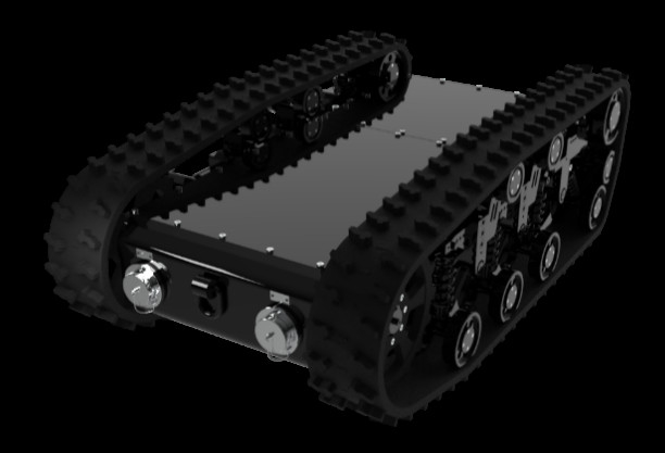 Ip68 Explosion Proof Aluminium Robot Chassis Max Load 300kg