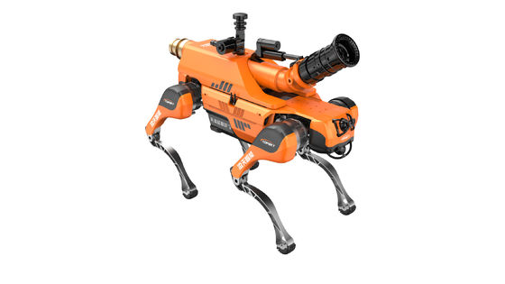 چند عملکردی سطح حفاظت IP67 چهارپا سگ ربات هوشمند آتش نشانی